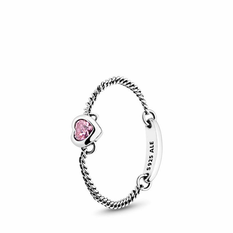 Pandora Australia Spirited Heart Stackable Ring - Sterling Silver | BDCLSQ826